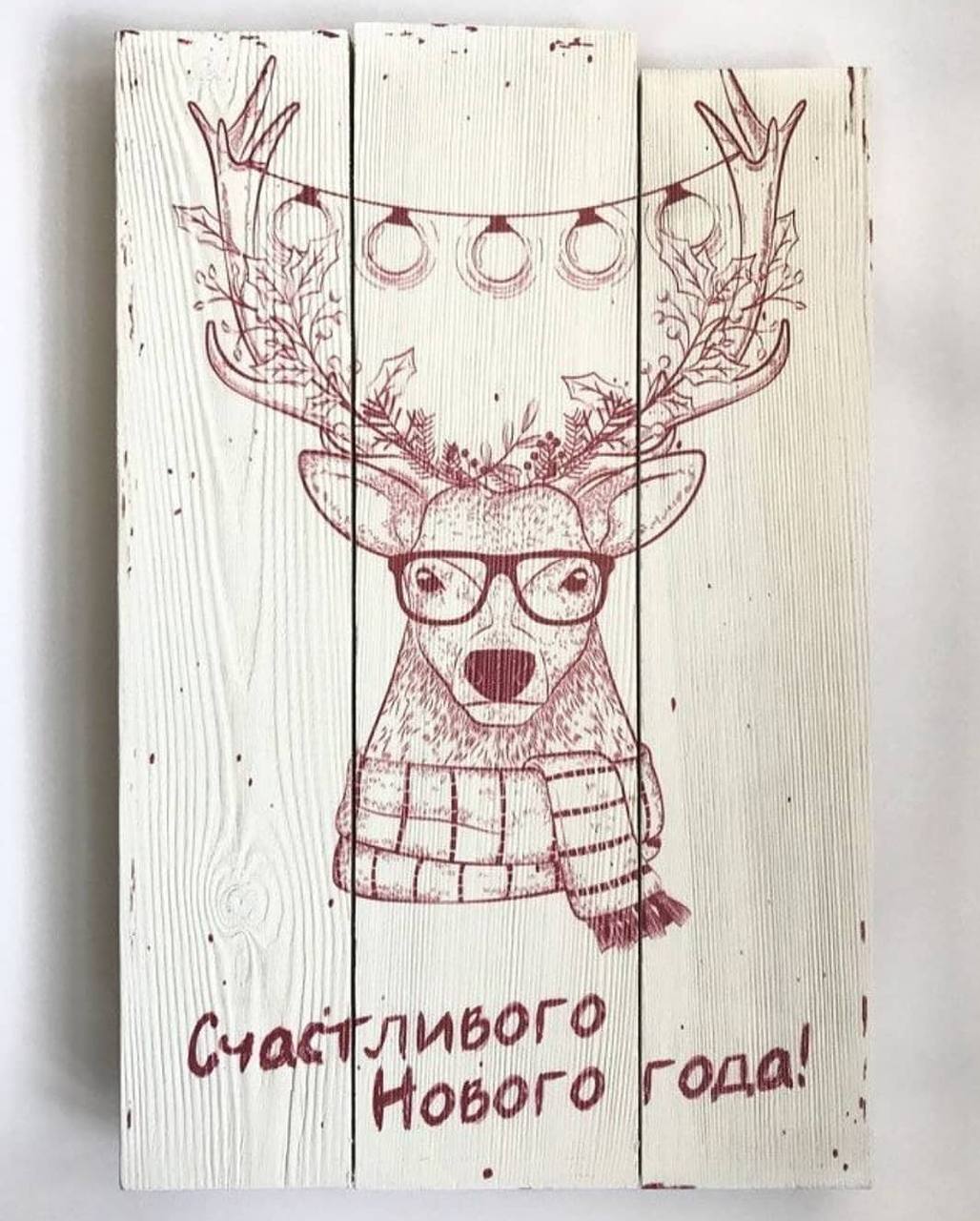Картина на дереве